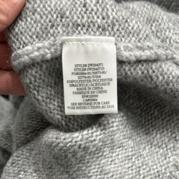 Z Supply Womens Desmond Sweater Heather Gray Mock Neck SOLD OUT NWT $89 SMALL - Picture 7 of 7